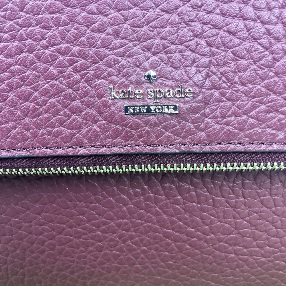 ⬇️NWT Kate Spade Carter Georgia Cherrywood Satchel - Picture 6 of 12